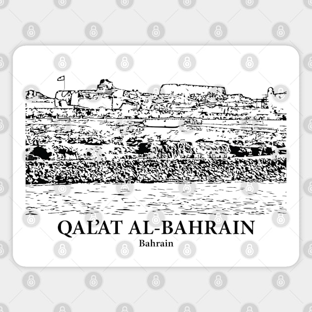 Qal’at al-Bahrain - Bahrain Magnet by Lakeric
